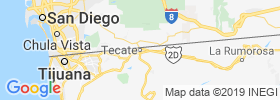 Tecate map